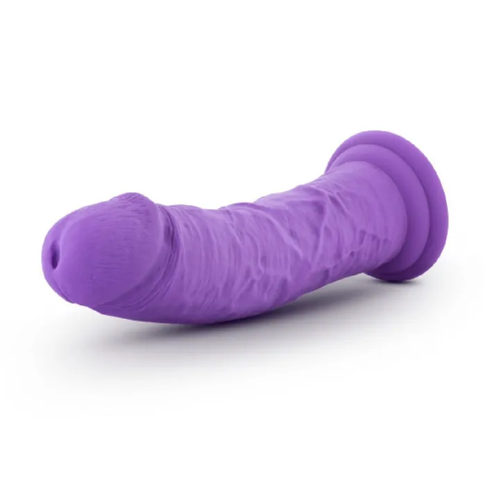 Jammy Silicone Thick 8 Inch Dildo Purple Blush Anal