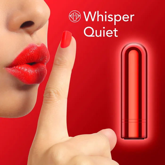 Kool Vibes Rechargeable Mini Bullet Red Blush Vibrators