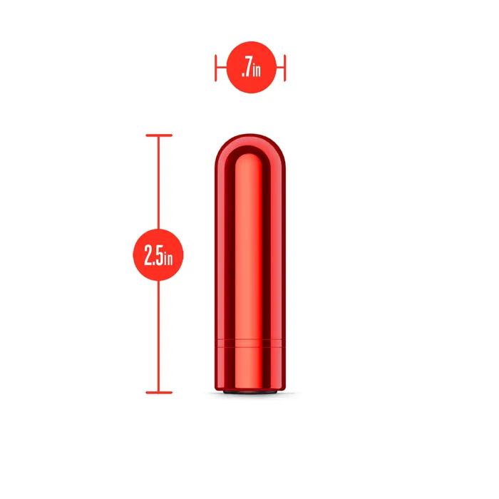 Kool Vibes Rechargeable Mini Bullet Red Blush Vibrators