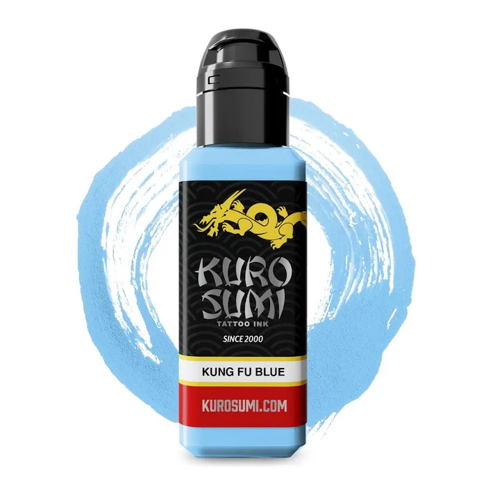 Kuro Sumi Vibrators Kung Fu Blue Kuro Sumi Tattoo Ink Pick Size