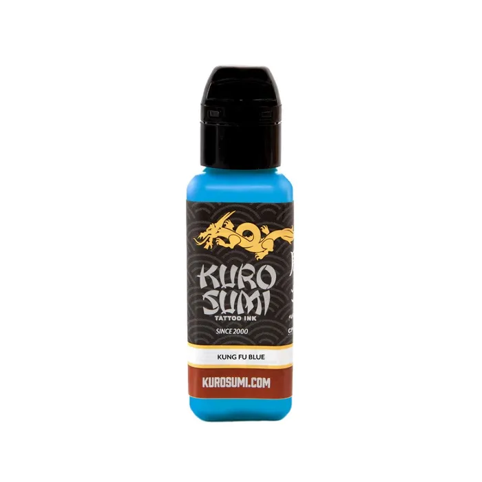 Kuro Sumi Vibrators Kung Fu Blue Kuro Sumi Tattoo Ink Pick Size