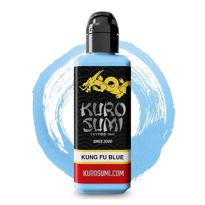 Kuro Sumi Vibrators Kung Fu Blue Kuro Sumi Tattoo Ink Pick Size