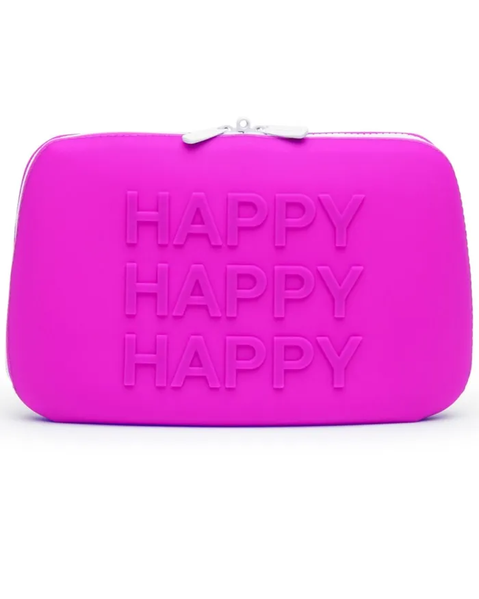 Lovehoney Female Sex Toys Happy Rabbit HAPPY Large Silicone Zipper Storage Case Lovehoney Female Sex Toys Happy Rabbit HAPPY Large Silicone Zipper Storage Case