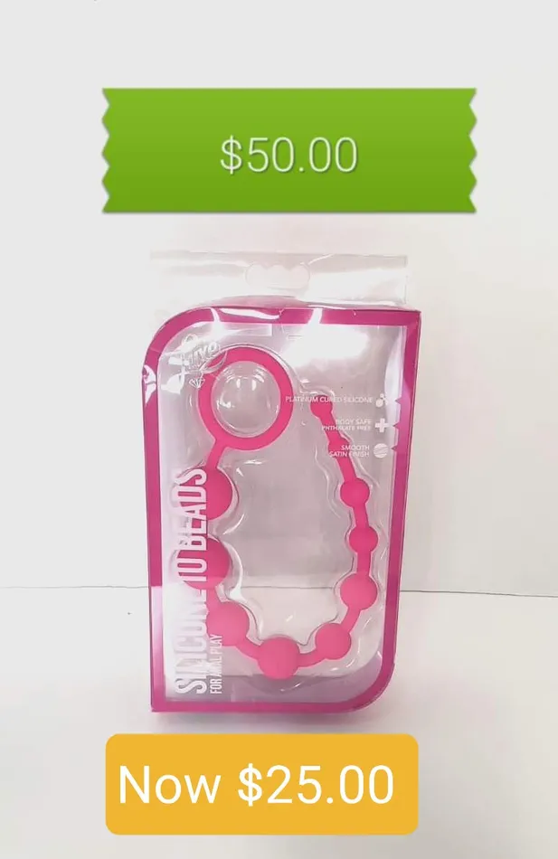 Luxe Silicone 10 Anal Beads Pleasher Spot Anal