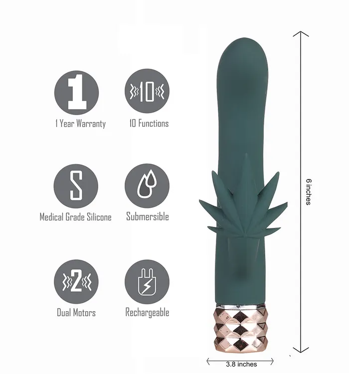 Maia Toys Female Sex Toys Maia Toys KUSHA Crystal Gems USB Rechargeable 10Function GSPOT VIBRATOR Maia Toys Female Sex Toys Maia Toys KUSHA Crystal Gems USB Rechargeable 10Function GSPOT VIBRATOR