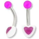 Male Sex Toys 14g 716 Acrylic Star Heart Belly Ring Mix Price Per 10 Painful Pleasures