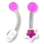 Male Sex Toys 14g 716 Acrylic Star Heart Belly Ring Mix Price Per 10 Painful Pleasures