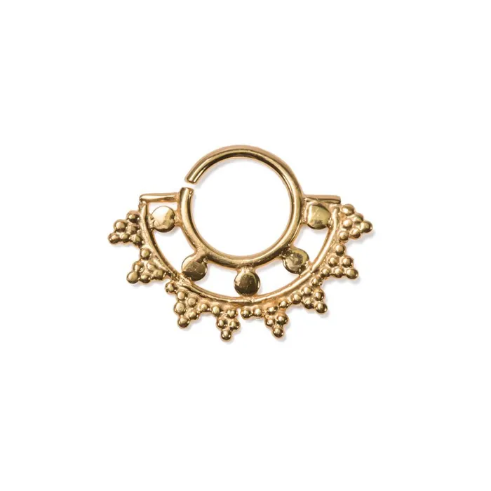 Male Sex Toys 18g Gold Plated Tribal Fan Bendable Septum Ring Elementals Organics Male Sex Toys 18g Gold Plated Tribal Fan Bendable Septum Ring Elementals Organics