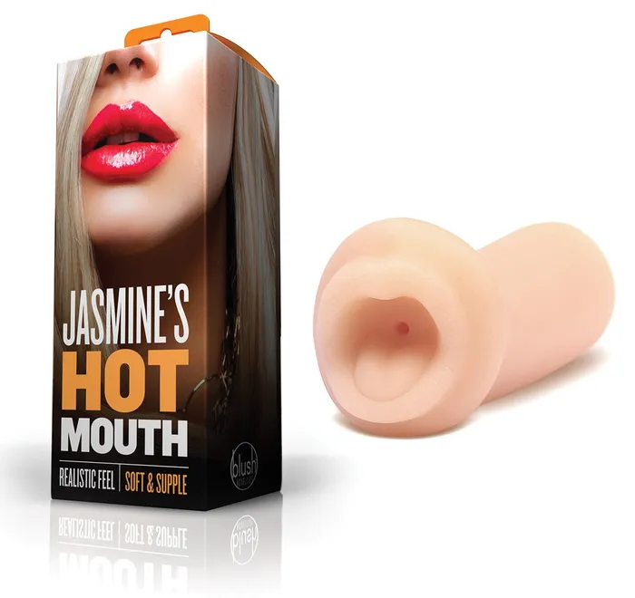 Male Sex Toys Blush Novelties Jasmines Hot Mouth Stroker Male Masturbator