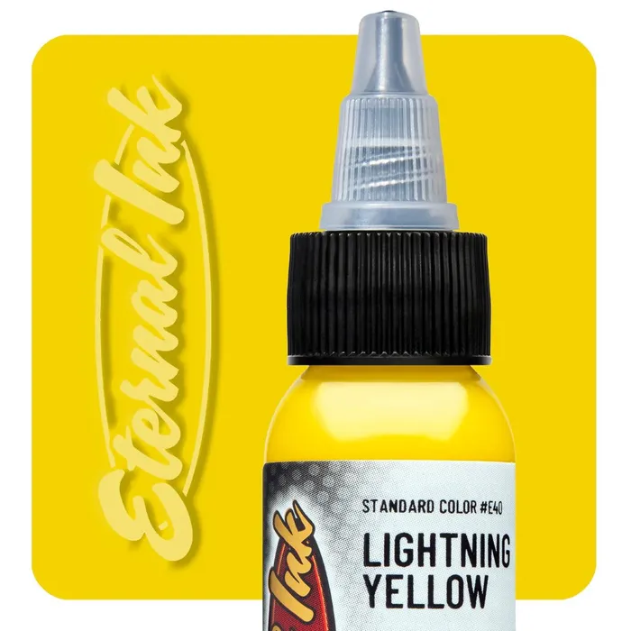 Male Sex Toys Eternal Lightning Yellow Eternal Tattoo Ink Pick Size