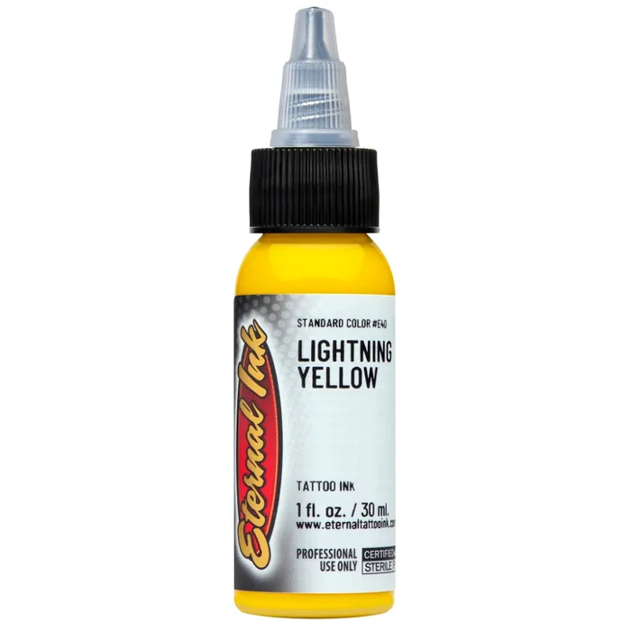 Male Sex Toys Eternal Lightning Yellow Eternal Tattoo Ink Pick Size