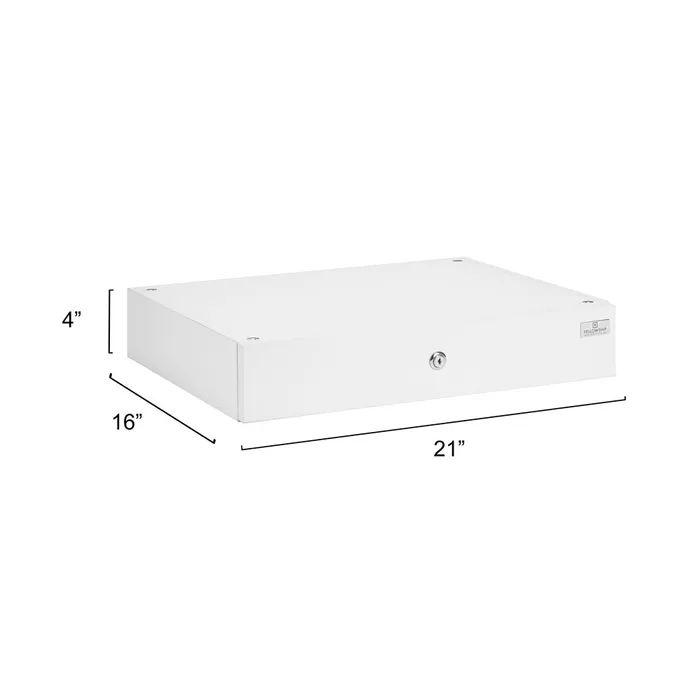 Male Sex Toys Fellowship Locking Cabinet for Rolling Cart White Fellowship Supply Co