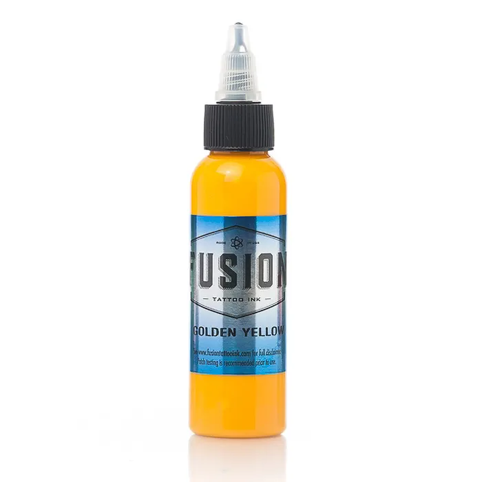 Male Sex Toys Golden Yellow Fusion Tattoo Ink Pick Size Fusion