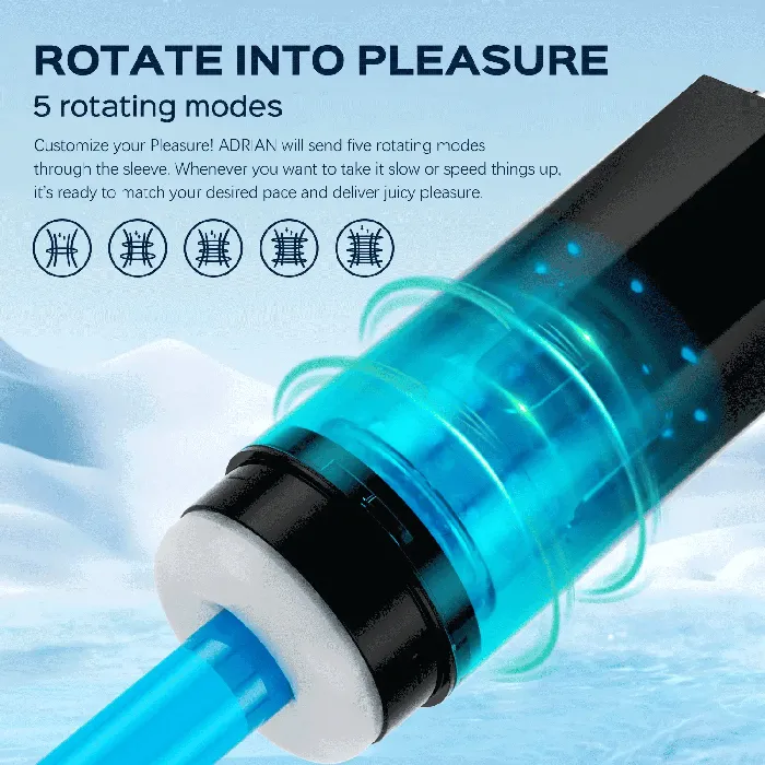 Male Sex Toys Honey Play Box Adrian Water Spa Rotating Male Masturbator Rechargeable