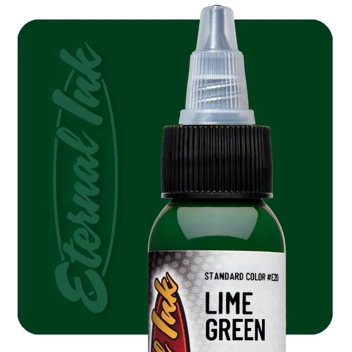 Male Sex Toys Lime Green Eternal Tattoo Ink Pick Size Eternal