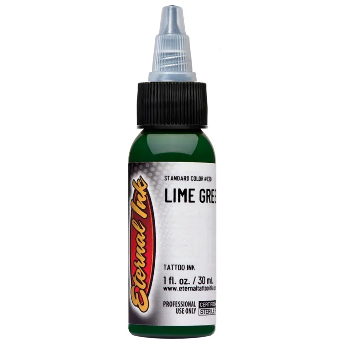 Male Sex Toys Lime Green Eternal Tattoo Ink Pick Size Eternal