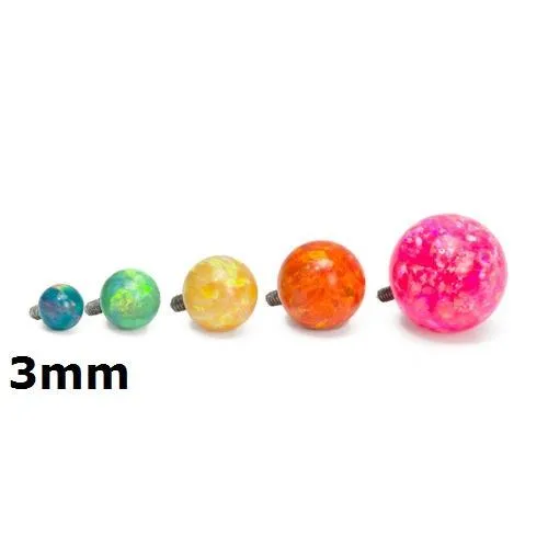 Male Sex Toys Painful Pleasures 14g 12g Internally Threaded 3mm Opal Replacement Ball Price Per 1 Male Sex Toys Painful Pleasures 14g 12g Internally Threaded 3mm Opal Replacement Ball Price Per 1