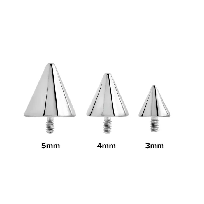 Male Sex Toys Painful Pleasures 18g 16g Internally Threaded Steel Spike Top Price Per 1