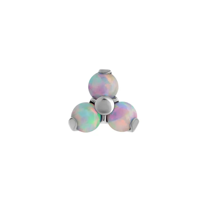Male Sex Toys Tilum Tilum 14g12g Internally Threaded Titanium Opal Trinity Top Large Price Per 1