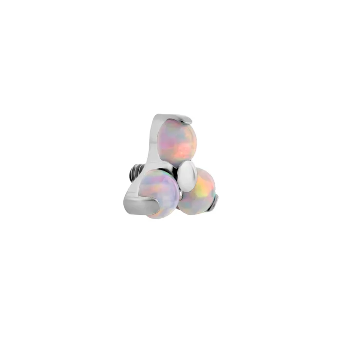 Male Sex Toys Tilum Tilum 14g12g Internally Threaded Titanium Opal Trinity Top Large Price Per 1
