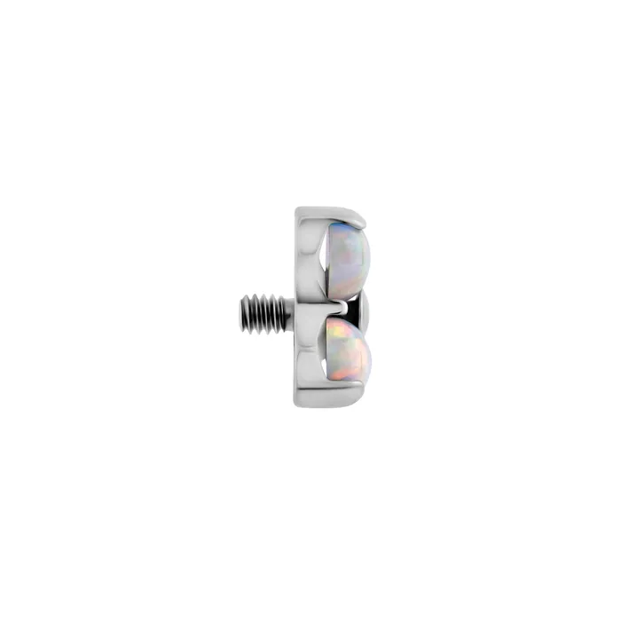 Male Sex Toys Tilum Tilum 14g12g Internally Threaded Titanium Opal Trinity Top Large Price Per 1