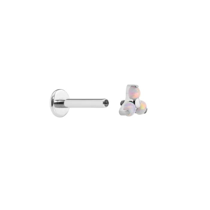 Male Sex Toys Tilum Tilum 14g12g Internally Threaded Titanium Opal Trinity Top Large Price Per 1