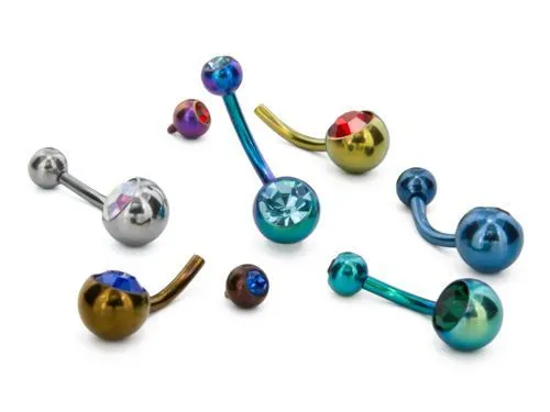 Male Sex Toys Tilum Tilum 14g 716 Internal Double Jeweled Titanium Belly Button Ring Male Sex Toys Tilum Tilum 14g 716 Internal Double Jeweled Titanium Belly Button Ring