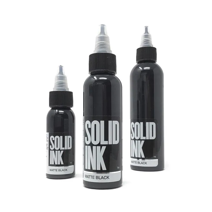 Matte Black Solid Ink Pick Size Solid Ink Anal