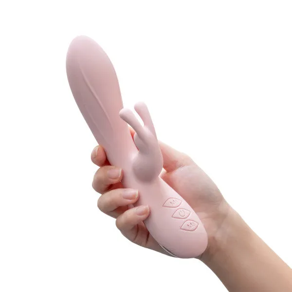 Morgan Beginner GSpot Rabbit Vibrator Blush Female Sex Toys