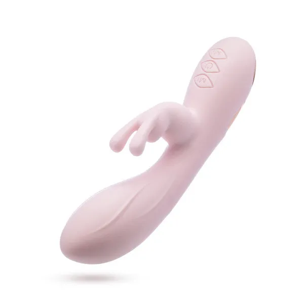 Morgan Beginner GSpot Rabbit Vibrator Blush Female Sex Toys