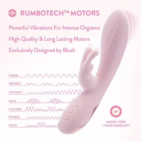 Morgan Beginner GSpot Rabbit Vibrator Blush Female Sex Toys