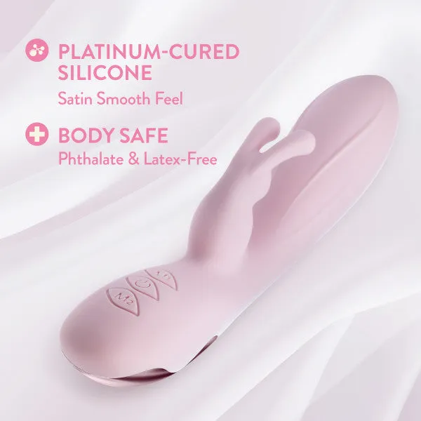 Morgan Beginner GSpot Rabbit Vibrator Blush Female Sex Toys