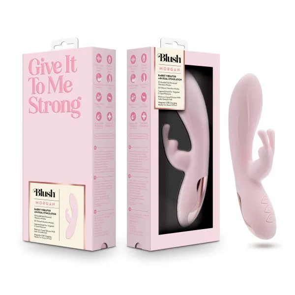 Morgan Beginner GSpot Rabbit Vibrator Blush Female Sex Toys