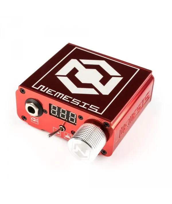 Nemesis Professional Tattoo Power Supply in Red by Kwadron Kwadron Vibrators Nemesis Professional Tattoo Power Supply in Red by Kwadron Kwadron Vibrators
