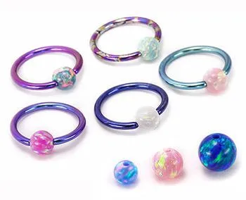 Opal Captive Bead 3mm5mm Price Per 1 Painful Pleasures Vibrators