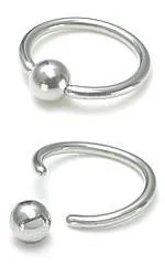 Painful Pleasures 14g Annealed Steel Captive Bead Ring Price Per 1 Male Sex Toys Painful Pleasures 14g Annealed Steel Captive Bead Ring Price Per 1 Male Sex Toys