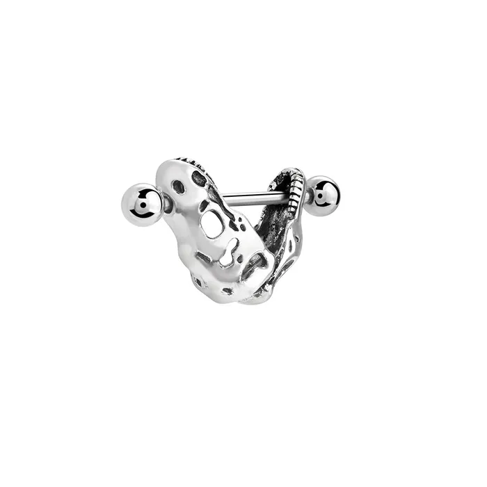 Painful Pleasures 14g TRex Skull Nipple Shield Jewelry Price Per 1 Nipple Clitoral Toys