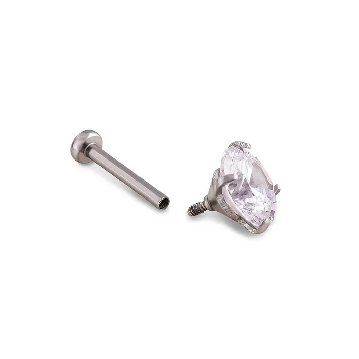 Painful Pleasures 16g Internal Flat Back Disc Steel Labret Post Version 2 Price Per 1 Male Sex Toys
