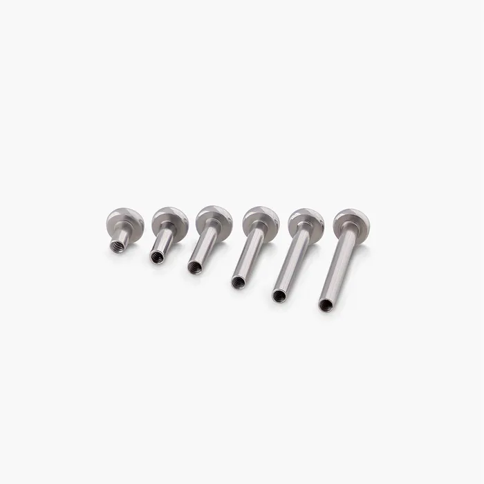 Painful Pleasures 16g Internal Flat Back Disc Steel Labret Post Version 2 Price Per 1 Male Sex Toys