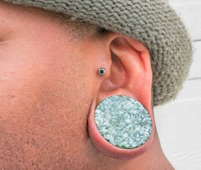 Painful Pleasures Dildos EMERALD Green Double Flare SOLID Plugs 28mm 50mm Price Per 1