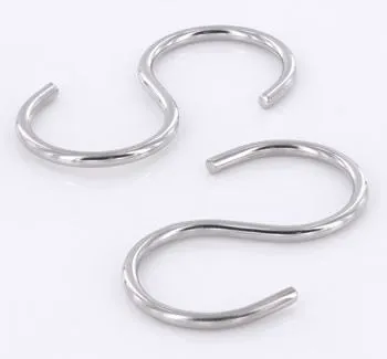 Painful Pleasures Dildos Stainless Steel S Hook Price Per 1