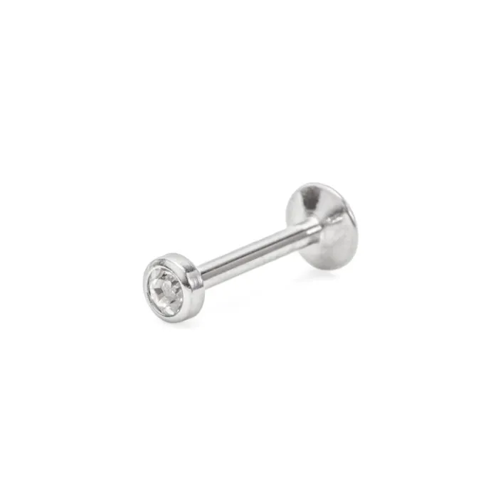 Painful Pleasures Male Sex Toys 20g Internally Threaded Labret Post with Crystal Jewel Top Price per 1 Painful Pleasures Male Sex Toys 20g Internally Threaded Labret Post with Crystal Jewel Top Price per 1