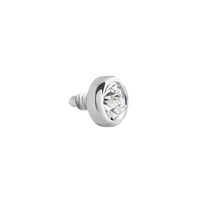 Painful Pleasures Vibrators 18g 16g Internally Threaded 25mm Swarovski Jewel Top Price Per 1