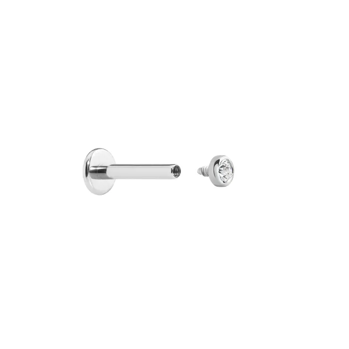 Painful Pleasures Vibrators 18g 16g Internally Threaded 25mm Swarovski Jewel Top Price Per 1