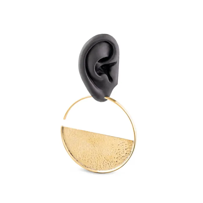 Painful Pleasures Vibrators 6g Hammered Disc Brass Earrings Price Per 2