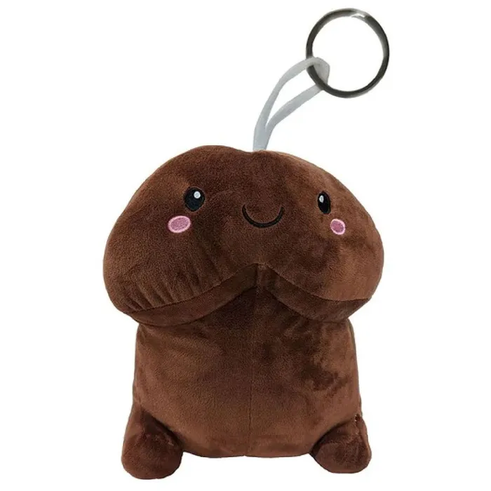 Penis Stuffy 4 Inch Smiling Plush Chocolate Colored Penis Shots Male Sex Toys Penis Stuffy 4 Inch Smiling Plush Chocolate Colored Penis Shots Male Sex Toys