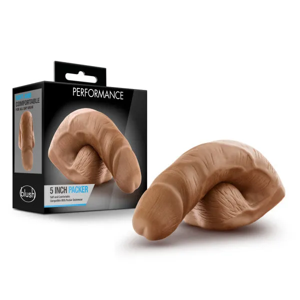 Performance Packer 5 Inch Soft Packing Dildo Mocha Blush Dildos