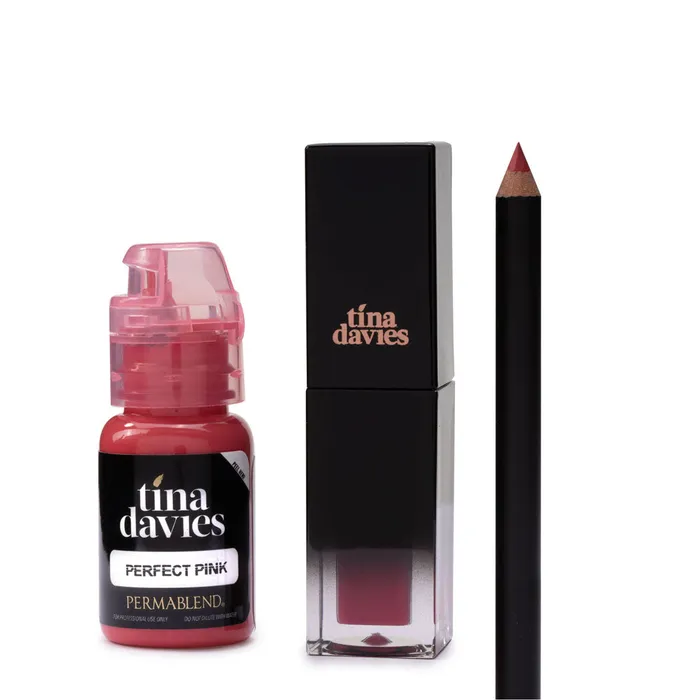 Perma Blend Vibrators Tina Davies Lip Trio Perma Blend Perfect Pink