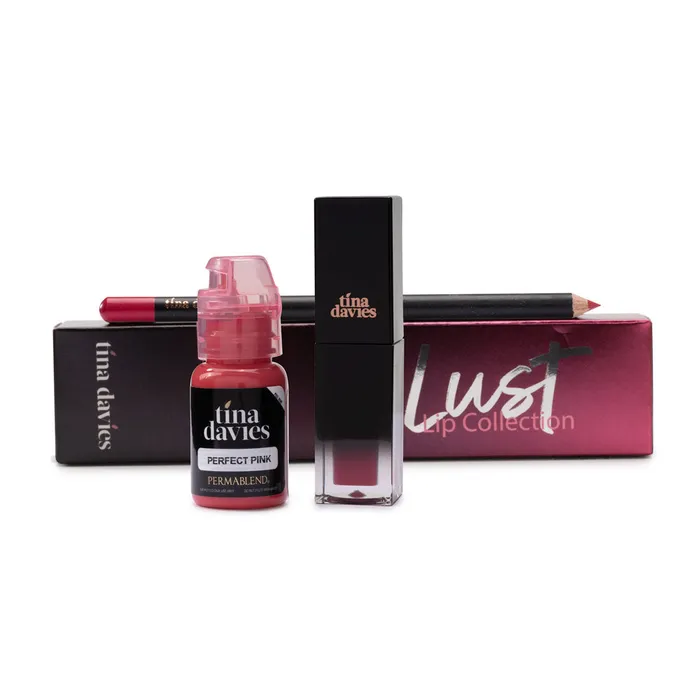Perma Blend Vibrators Tina Davies Lip Trio Perma Blend Perfect Pink