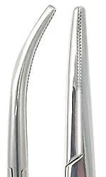 Pierced Tools Dildos Hemostat Kelly 512 Curved Steel Forceps